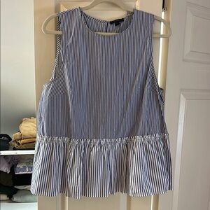 J. Crew sleeveless, button back tank